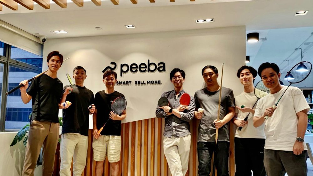 The Peeba team in the office
